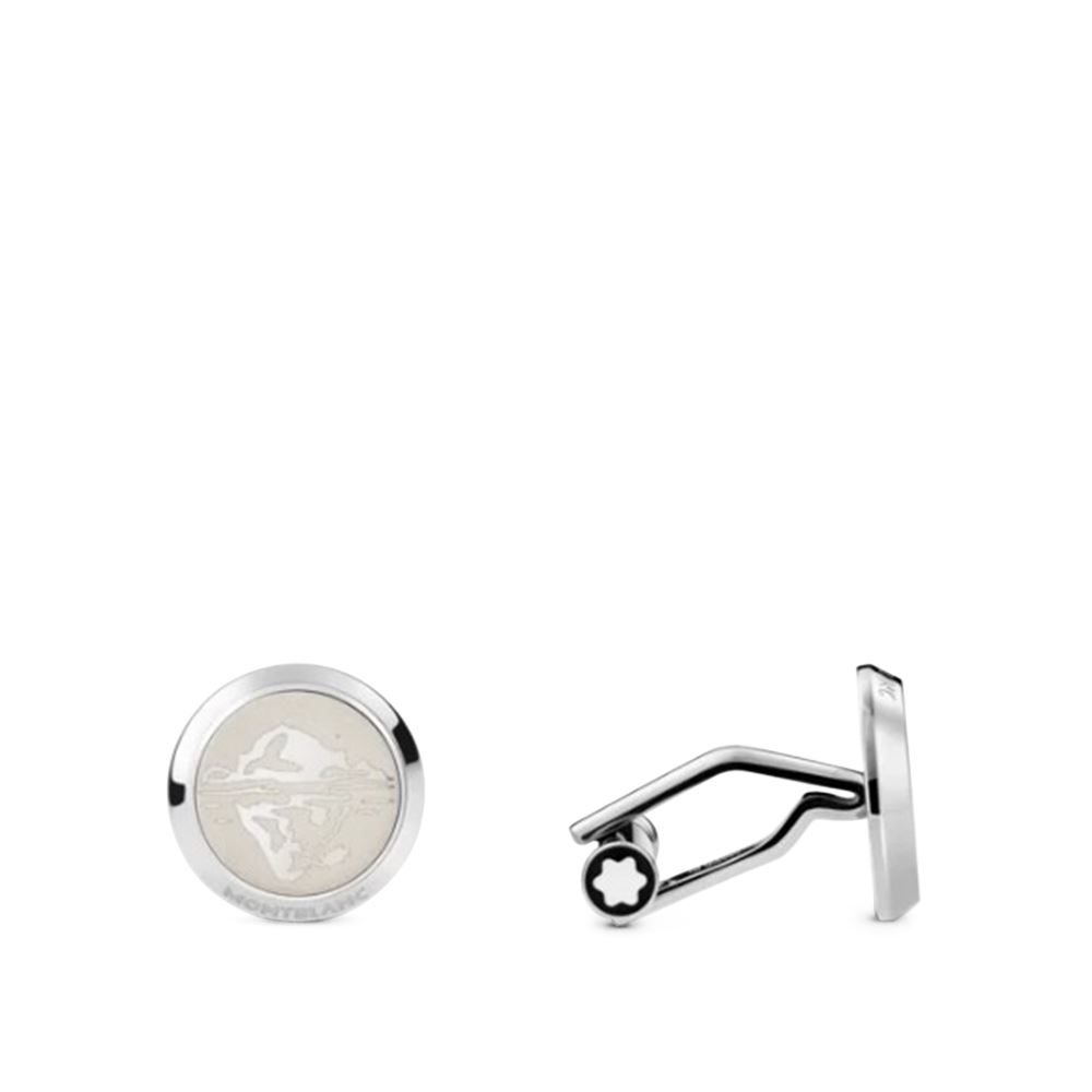 Montblanc 萬寶龍 1858 系列 Ice Sea 袖扣