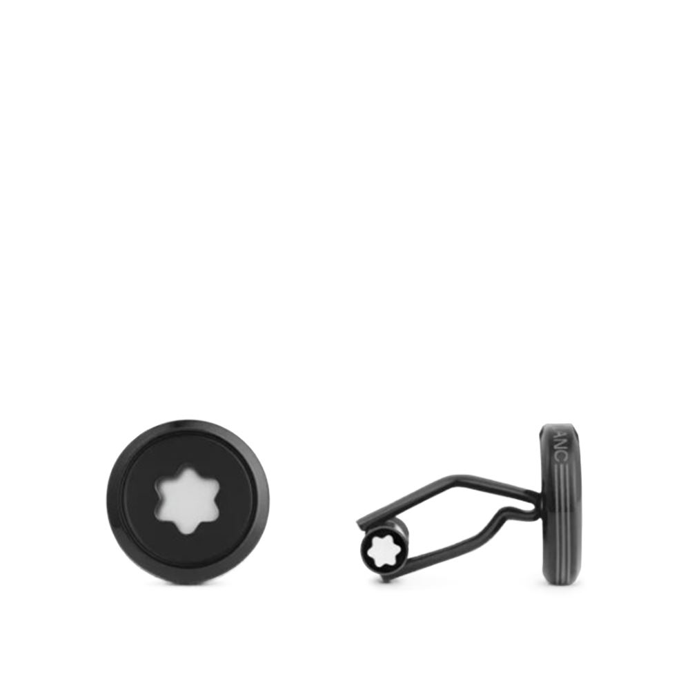 Montblanc 萬寶龍星際行者 BlackCosmos 系列黑色袖扣