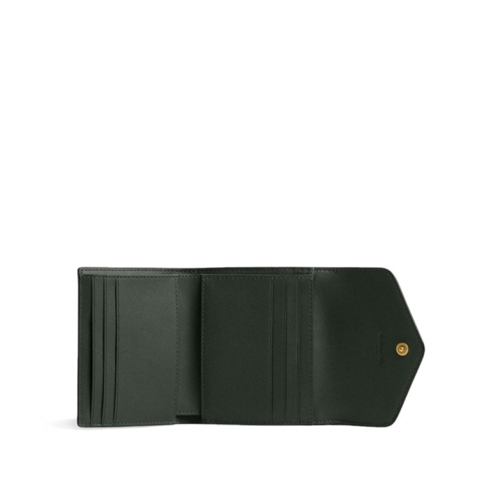 CRI LTH WYN SM WAL B4/AMAZON GREEN ONEWYN SMALL WALLET 皮夾長短夾