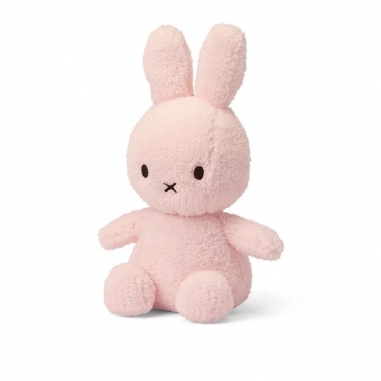 Miffy Sitting Terry Light Pink-33cm-13BON TON TOYS｜Miffy米菲兔填充玩偶-淺粉 33cm