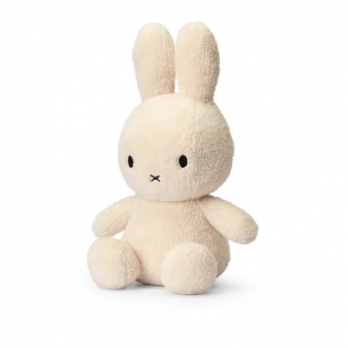 Miffy Sitting Terry Cream-33cm-13BON TON TOYS|Miffy米菲兔填充玩偶-奶油 33cm