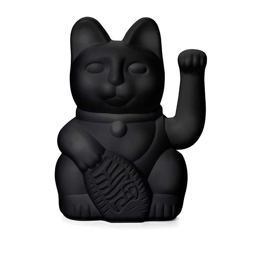 Donkey LUCKY CAT｜德國DONKEY 幸運繽紛招財貓 經典霧黑