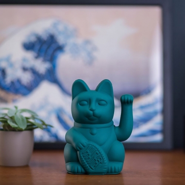 LUCKY CAT 招財貓_綠(經典款)LUCKY CAT|德國DONKEY 幸運繽紛招財貓 經典綠