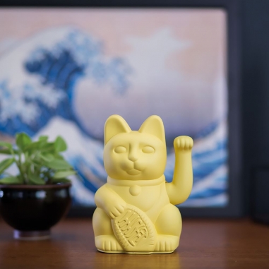 LUCKY CAT 招財貓_黃(經典款)LUCKY CAT|德國DONKEY 幸運繽紛招財貓 經典黃