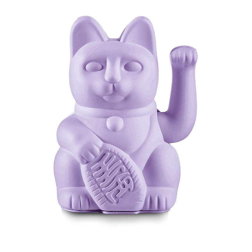 Donkey LUCKY CAT｜德國DONKEY 幸運繽紛招財貓 經典淡紫色
