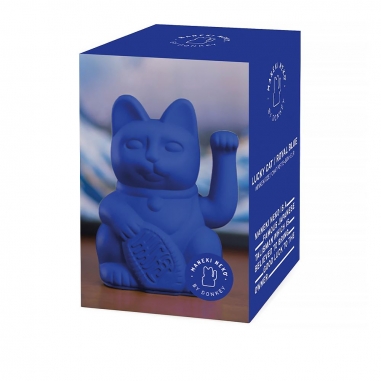 LUCKY CAT 招財貓_皇家藍(經典款)LUCKY CAT|德國DONKEY 幸運繽紛招財貓 經典皇家藍