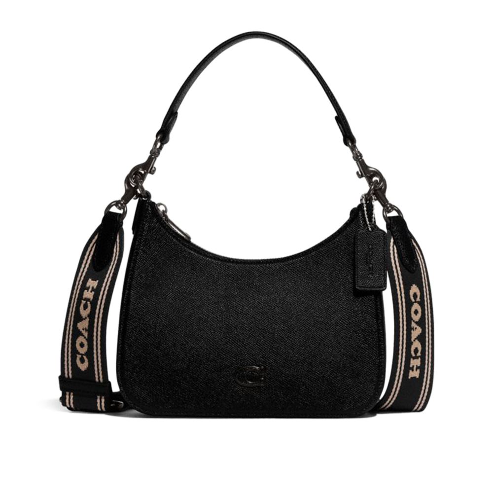 Coach HOBO 經典 SIGNATURE 帆布襯裡斜背包