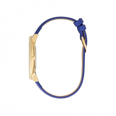 Celestial Faux Lapis, Gold & Blue Leather Strap WatchCelestial 青金石藍不鏽鋼女錶-藍
