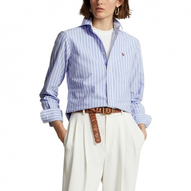 LS CRLTE ST-LONG SLEEVE-BUTTON FRONT SHIRTPOLO BSR襯衫