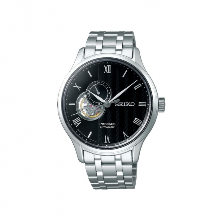 SEIKO PRESAGE Men's WatchSEIKO PRESAGE經典簡約開芯機械腕錶42MM