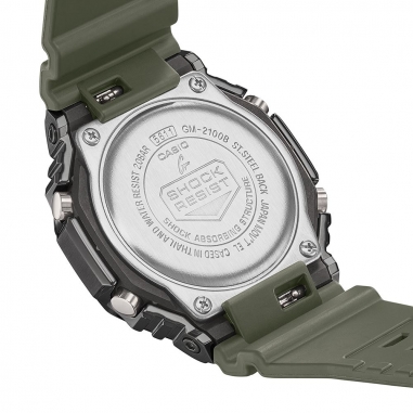CASIO G-SHOCK Watch-GREENCASIO G-SHOCK 八角 藍芽雙顯錶-灰綠