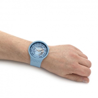 Swatch BIG BOLD C-BLUESwatch BIG BOLD 天空藍生物陶瓷腕錶