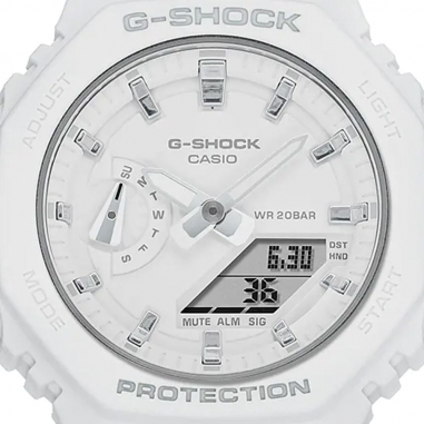 CASIO G-SHOCK Watch-WHITECASIO G-SHOCK八角 簡約輕薄 消光白