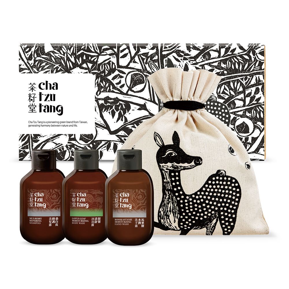 cha tzu tang 茶籽堂｜小鹿版畫小鹿袋隨身禮