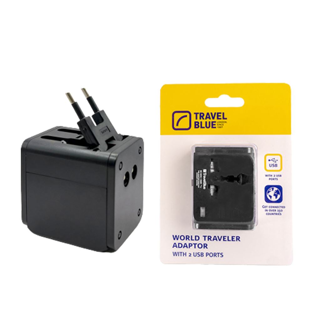 Travel blue Travel Blue 藍旅｜萬用轉接插頭多國轉接頭 TB254