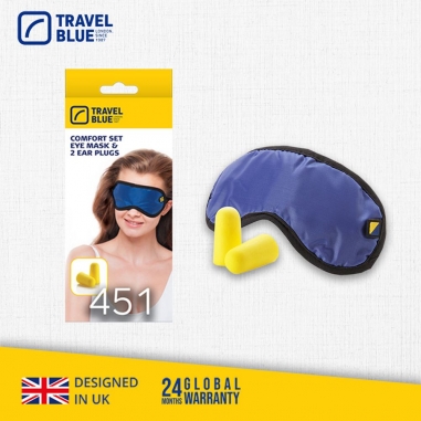Travel Blue 藍旅｜旅行舒適套組 (眼罩/耳塞) TB451Travel Blue 藍旅｜旅行舒適套組 (眼罩/耳塞) TB451