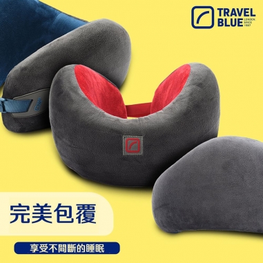  Travel Blue 藍旅｜豪華舒適旅行頸枕 U型枕 記憶棉頸枕 車用靠枕 TB-209  (多色可選 )