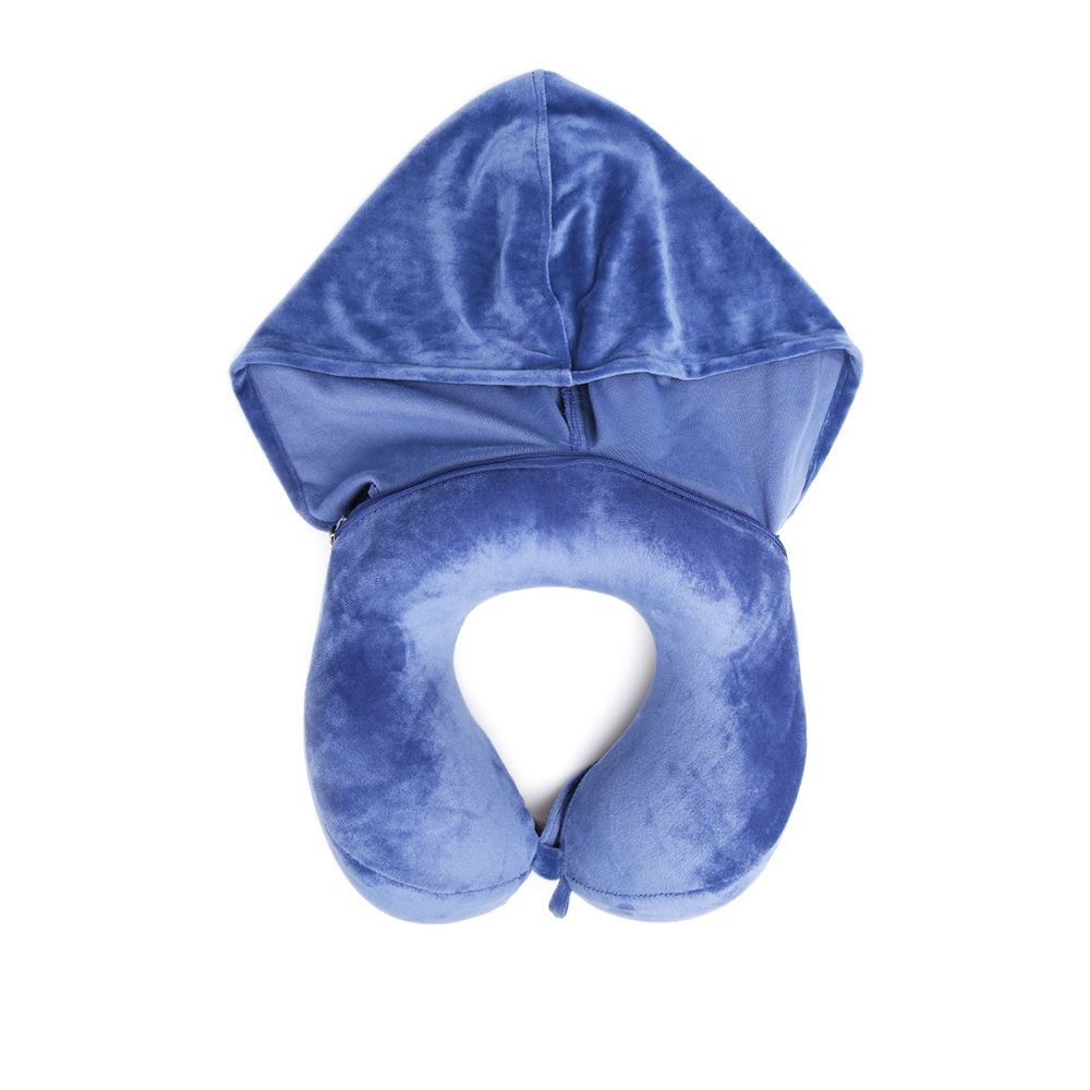 Travel blue Travel Blue 藍旅｜人體工學設計連帽U型護頸記憶棉旅行頸枕 TB-216