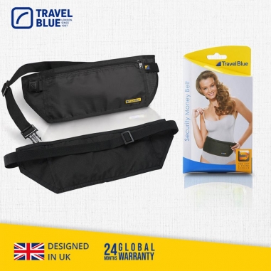  Travel Blue 藍旅｜貼身腰包 TB113 (單入/顏色隨機)