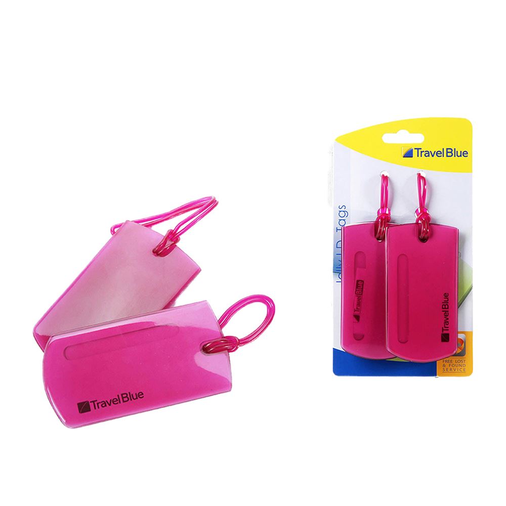 Travel blue Travel Blue 藍旅｜果凍行李掛牌 TB016 (2入/顏色隨機)