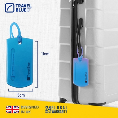 Travel Blue 藍旅｜果凍行李掛牌 TB016 (2入/顏色隨機)Travel Blue 藍旅｜果凍行李掛牌 TB016 (2入/顏色隨機)
