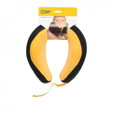 Travel blue英國藍旅 Travel Blue 藍旅｜豪華舒適頭等艙等級記憶棉U型枕頸枕 TB209 黃色