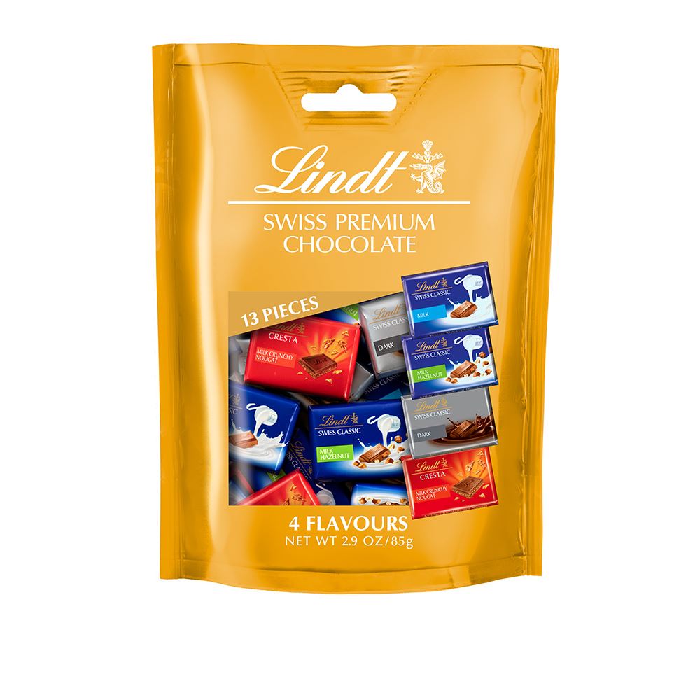 Lindt LINDT 瑞士蓮｜綜合巧克力薄片袋