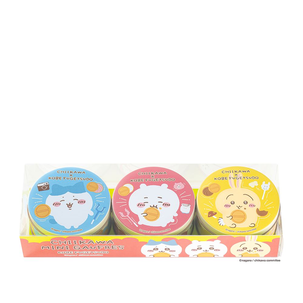 KOBE FUGETSUDO KOBE FUGETSUDO 神戶風月堂｜CHIIKAWA 吉伊卡哇 迷你法蘭酥禮盒組