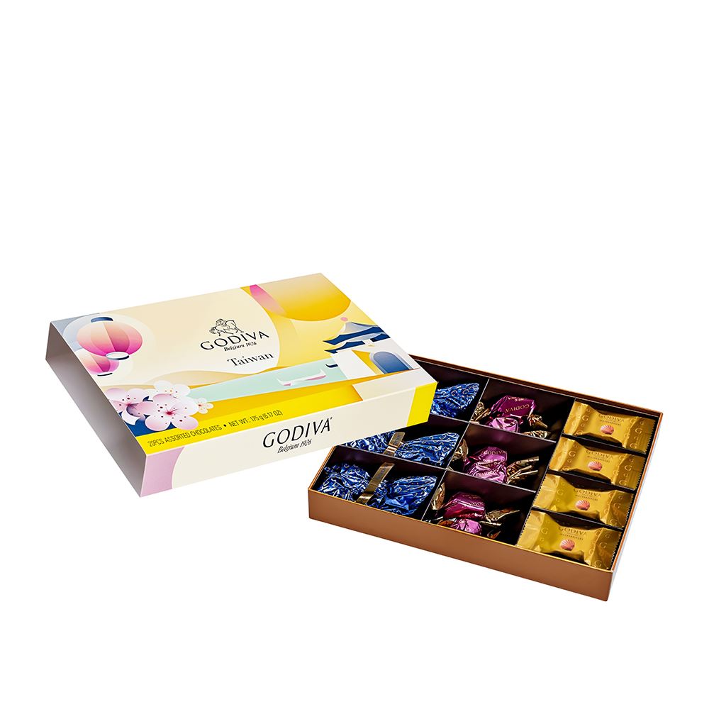 Godiva GODIVA｜世界紀念品系列台灣風景綜合巧克力禮盒