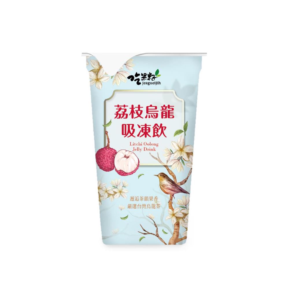 豐喜 吃果籽｜荔枝烏龍吸凍飲3入組