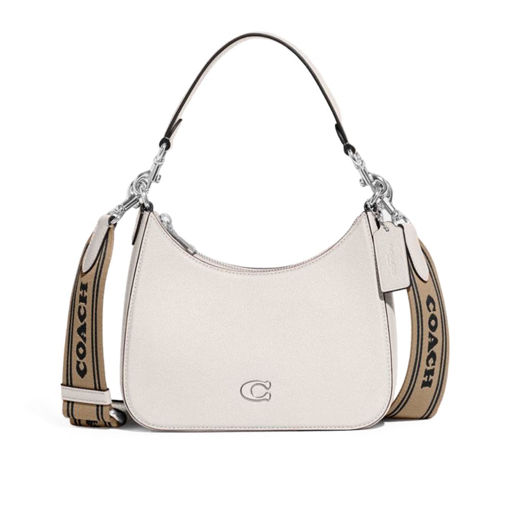 Coach HOBO 經典 SIGNATURE 帆布襯裡斜背包
