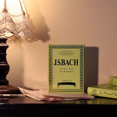 茶屋書店｜巴哈古典樂譜風高山茶包禮盒 (阿里山青心綠茶原片)茶屋書店｜巴哈古典樂譜風高山茶包禮盒 (阿里山青心綠茶原片)