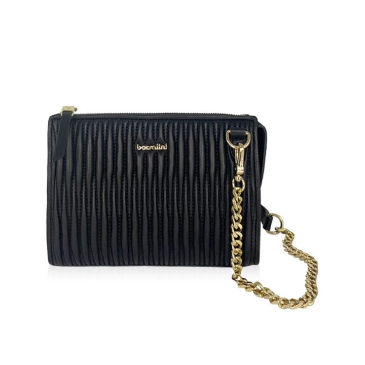 BORSALINI 俐落交織HOBO+帶 橘BORSALINI 俐落交織HOBO+帶 橘