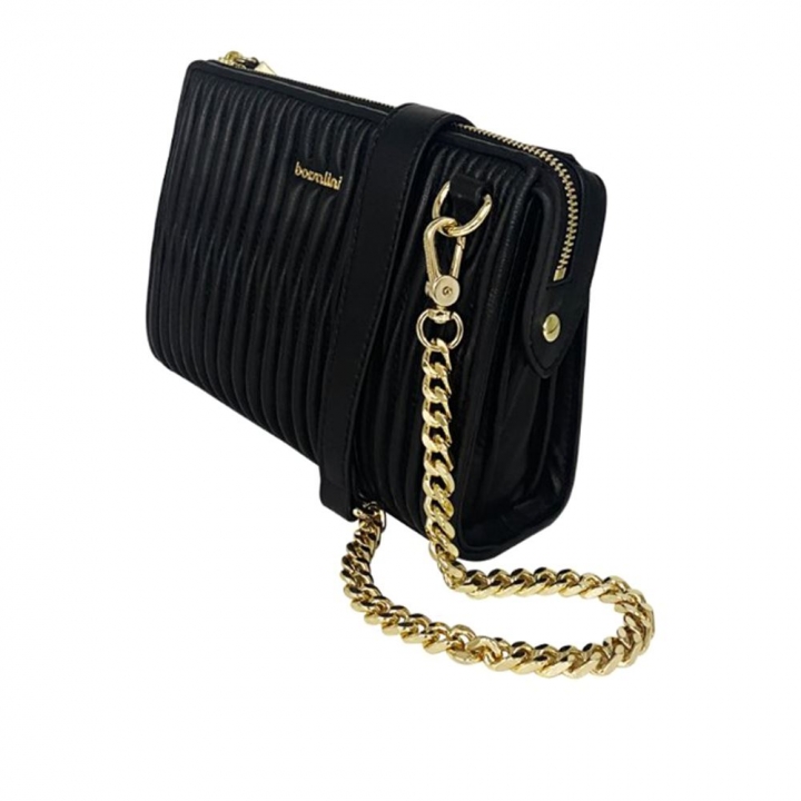 BORSALINI 俐落交織HOBO+帶 橘BORSALINI 俐落交織HOBO+帶 橘