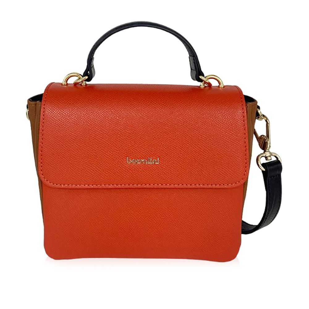 borsalini BSL 異色風格2用小方包+橘