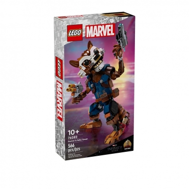 LEGO樂高 LEGO 樂高 Super Heroes Marvel系列76282 星際異工隊 火箭浣熊 小格魯特
