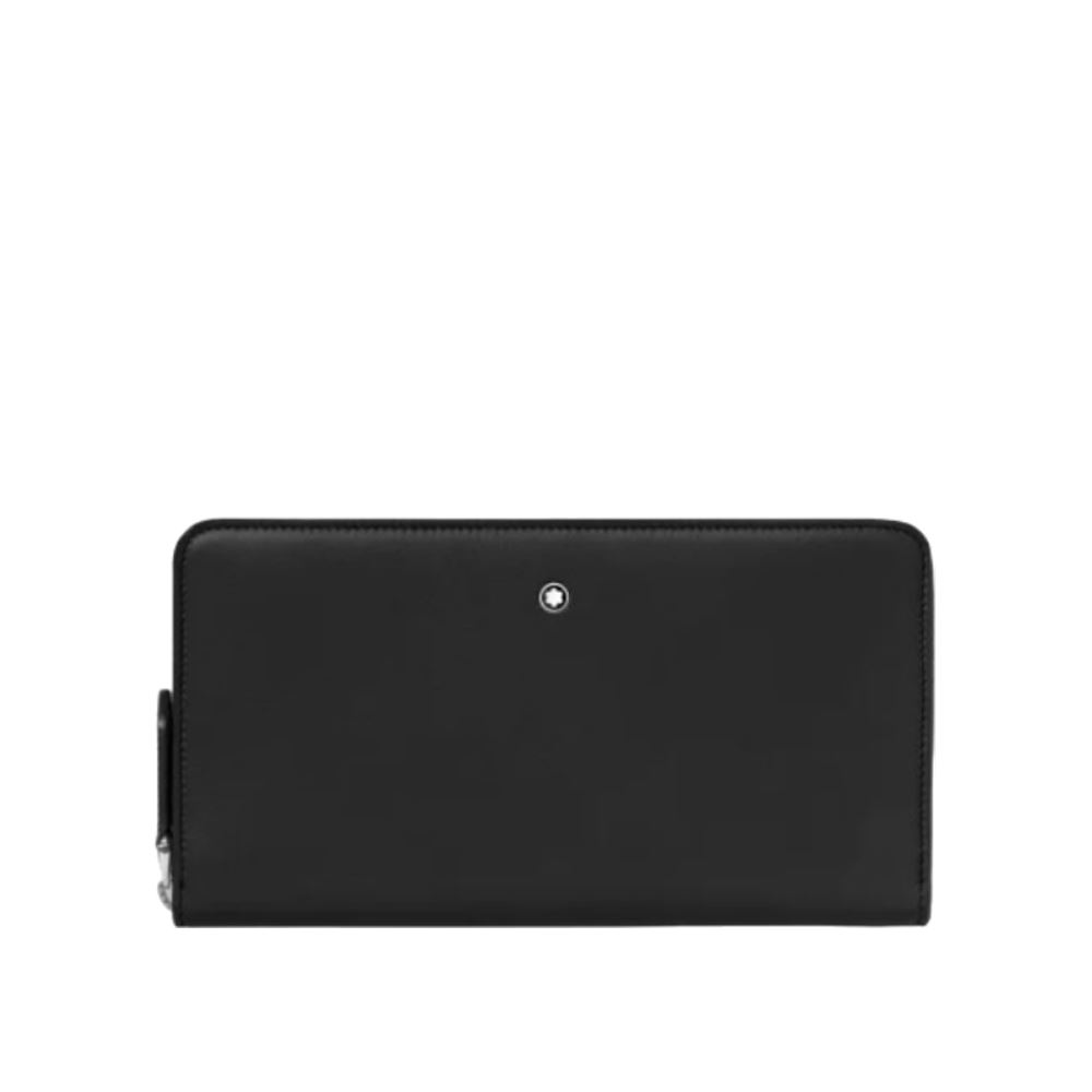 Montblanc 萬寶龍大師傑作（大班）精選柔軟系列 12 卡式全拉鏈皮夾