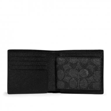 3 IN 1 CG LTH BLACK ONE經典 SIGNATURE 帆布襯裡三合一皮夾