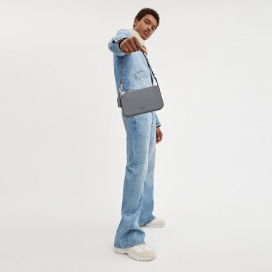 PCH BG CG LTH GREY BLUE ONEPOUCH BAG肩背包