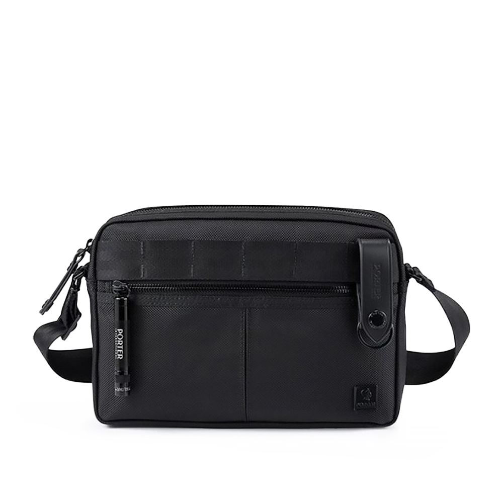 PORTER INTERNATIONAL NEW HEAT JET BLACK斜背包