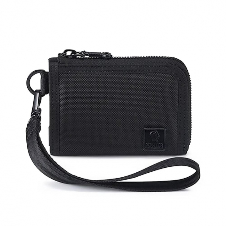 L-SHAPED WALLETNEW HEAT JET BLACK零錢包