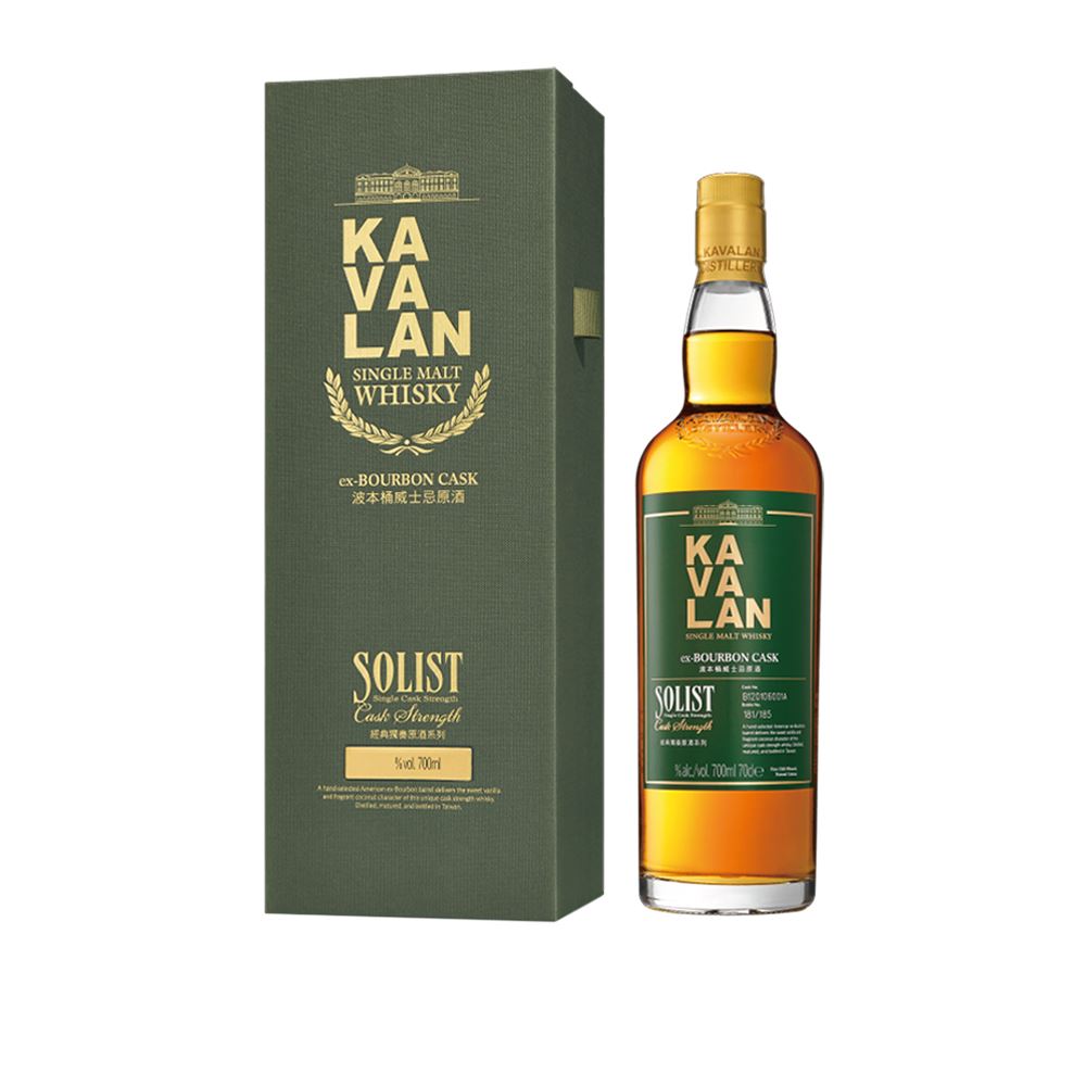 KAVALAN  KVL獨奏波本桶單瓶裝1L純麥威士忌