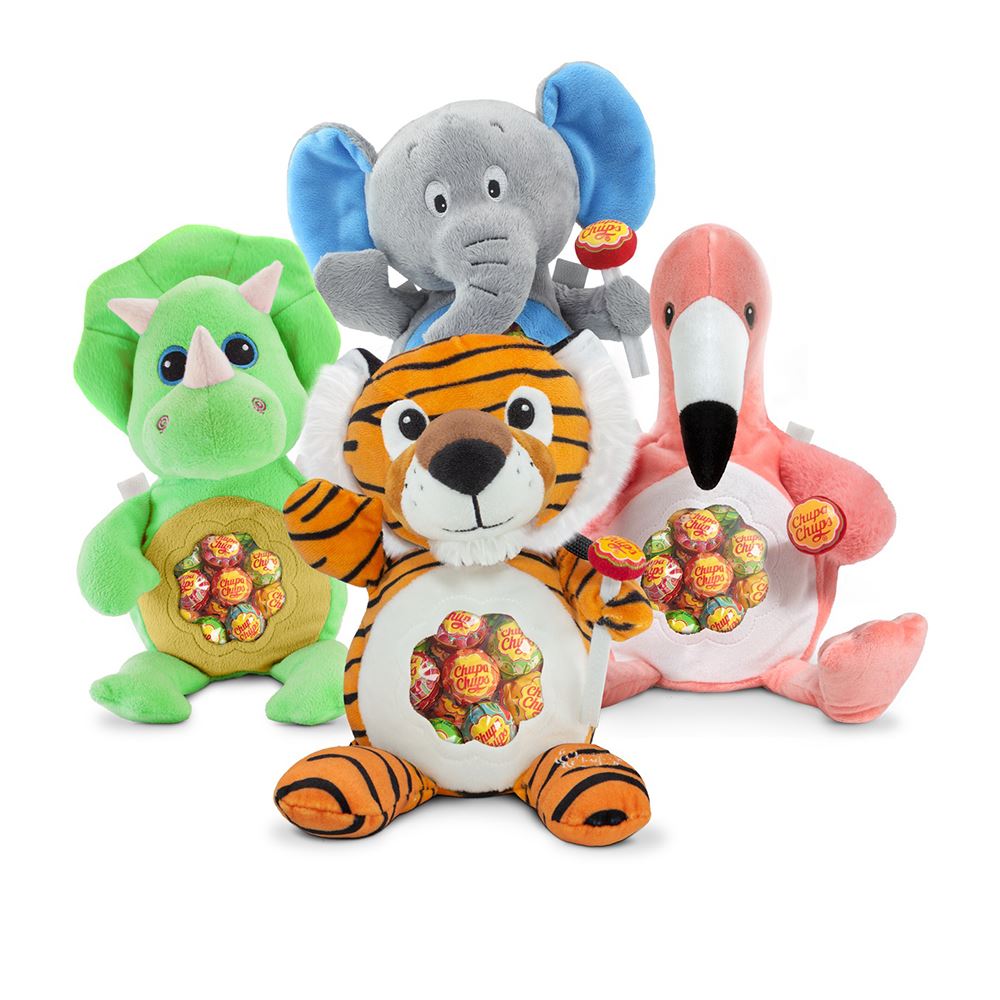 Chupa Chups 加倍佳棒棒糖動物造型背包(隨機出貨)