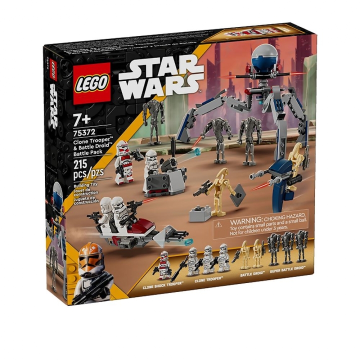 LEGO 樂高 Star Wars™系列 75372 複製人與戰鬥機器人大戰LEGO 樂高 Star Wars™系列 75372 複製人與戰鬥機器人大戰