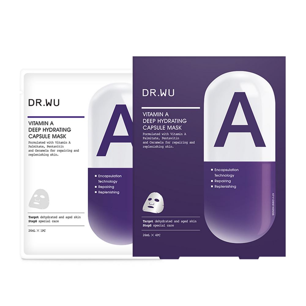 Dr.Wu DR.WU 維他命A保濕修復膠囊面膜4PCS