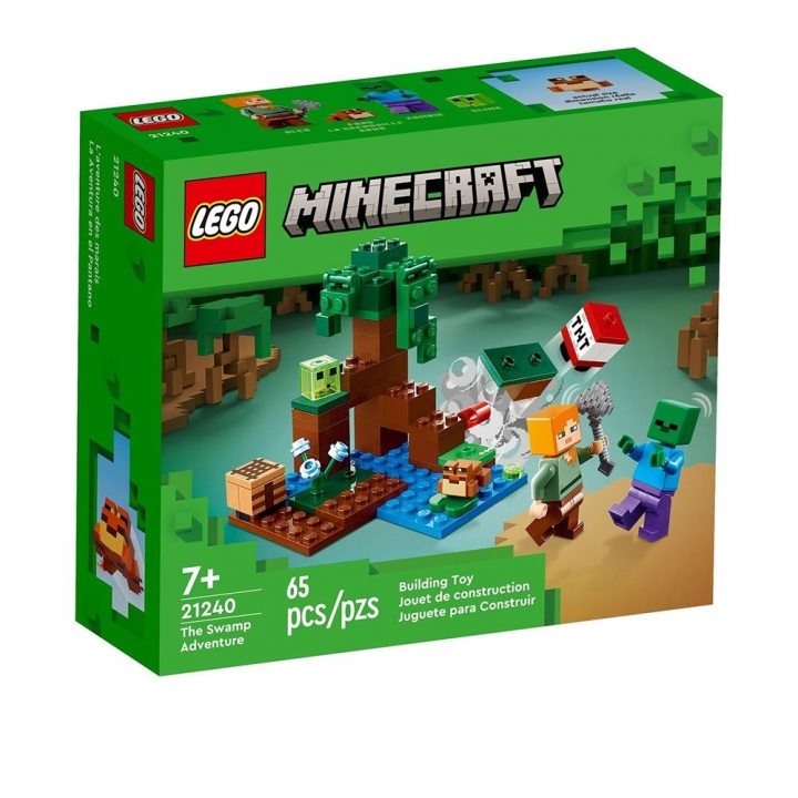  LEGO 樂高 Minecraft 系列 21240 The Swamp Adventure 沼澤探險