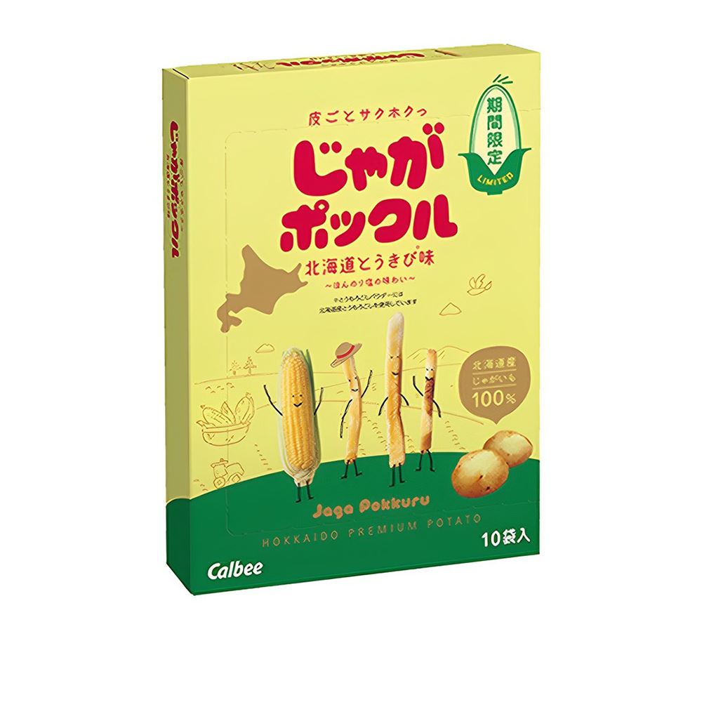 calbee Calbee 卡樂比 北海道薯條三兄弟 北海道玉米風味