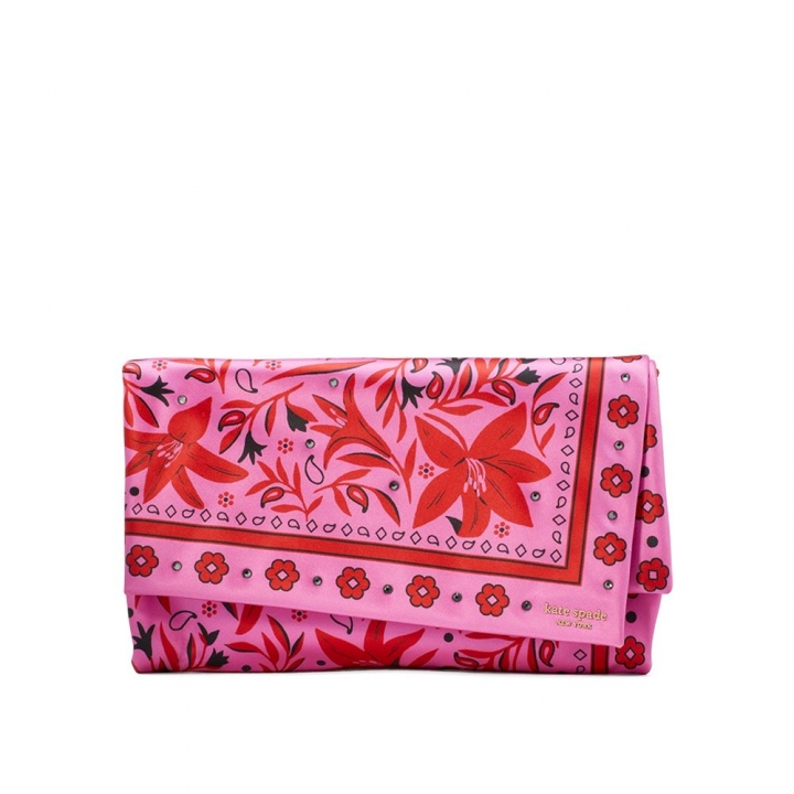 FOLD BANDANA PRINTED FABRIC CLUTCHFOLD肩背包