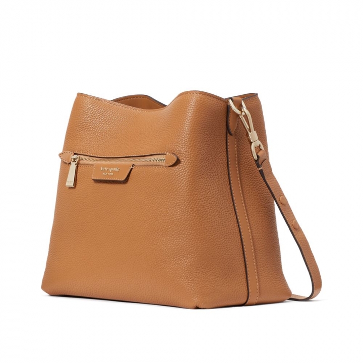 HUDSON PEBBLED LEATHER SHOULDER BAGHUDSON肩背包