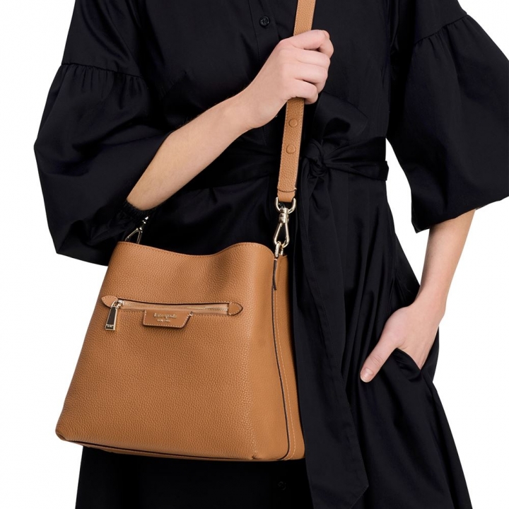 HUDSON PEBBLED LEATHER SHOULDER BAGHUDSON肩背包